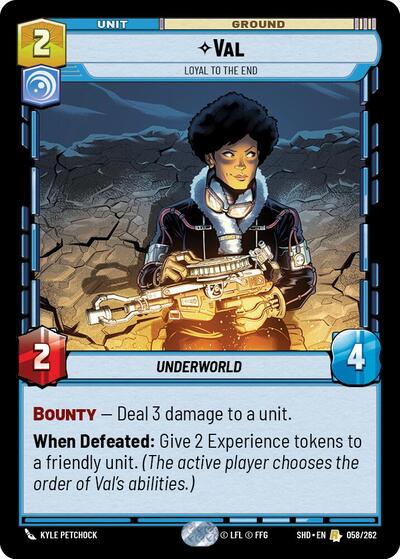 Val, Loyal to the End (Shadows of the Galaxy)(SHD-058/262)(R)