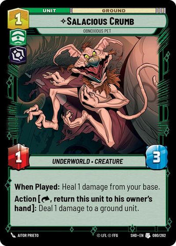Salacious Crumb, Obnoxious Pet - Foil (Shadows of the Galaxy)(SHD-080/262)(U)