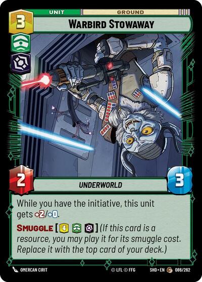 Warbird Stowaway - Foil (Shadows of the Galaxy)(SHD-086/262)(C)