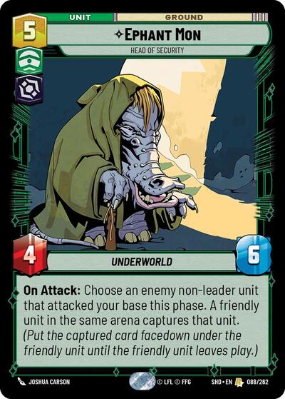 Ephant Mon, Head of Security (Shadows of the Galaxy)(SHD-088/262)(R)