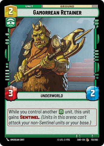 Gamorrean Retainer (Shadows of the Galaxy)(SHD-112/262)(C)