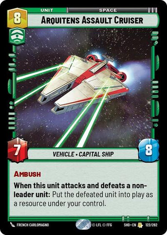 Arquitens Assault Cruiser (Shadows of the Galaxy)(SHD-122/262)(R)