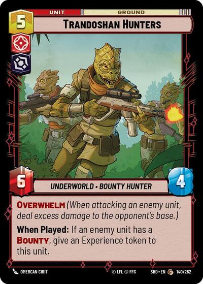 Trandoshan Hunters - Foil (Shadows of the Galaxy)(SHD-140/262)(C)