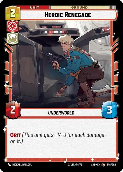 Heroic Renegade - Foil (Shadows of the Galaxy)(SHD-146/262)(C)