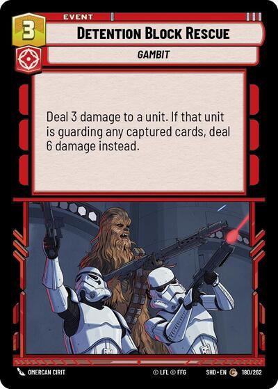 Detention Block Rescue - Foil (Shadows of the Galaxy)(SHD-180/262)(C)