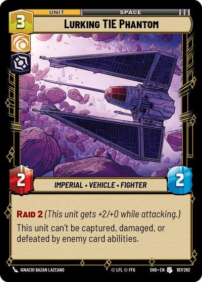Lurking TIE Phantom - Foil (Shadows of the Galaxy)(SHD-187/262)(U)