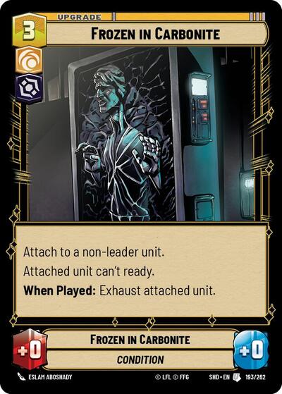 Frozen in Carbonite - Foil (Shadows of the Galaxy)(SHD-193/262)(U)