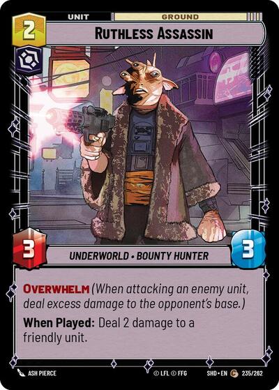 Ruthless Assassin - Foil (Shadows of the Galaxy)(SHD-235/262)(C)