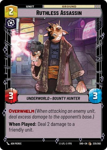 Ruthless Assassin - Foil (Shadows of the Galaxy)(SHD-235/262)(C)