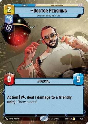 Doctor Pershing, Experimenting With Life - Hyperspace - Foil (Shadows of the Galaxy)(SHD-306/522)(R)