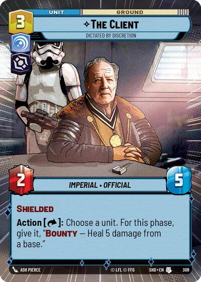 The Client, Dictated by Discretion - Hyperspace (Shadows of the Galaxy)(SHD-308/522)(U)