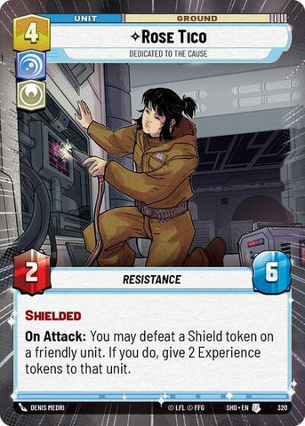 Rose Tico, Dedicated to the Cause - Hyperspace (Shadows of the Galaxy)(SHD-320/522)(U)