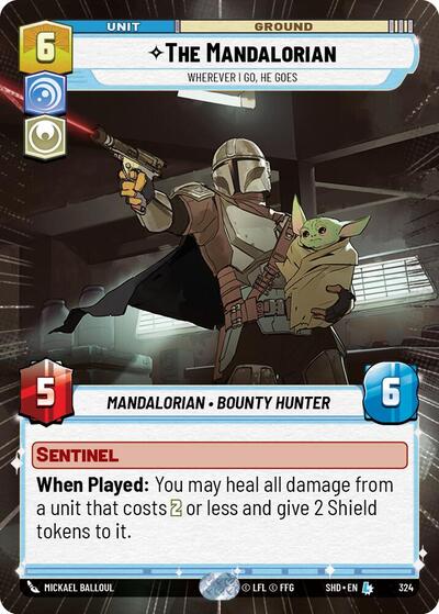 The Mandalorian, Wherever I Go, He Goes - Hyperspace (Shadows of the Galaxy)(SHD-324/522)(L)