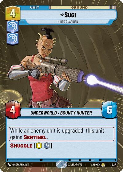 Sugi, Hired Guardian - Hyperspace - Foil (Shadows of the Galaxy)(SHD-327/522)(R)