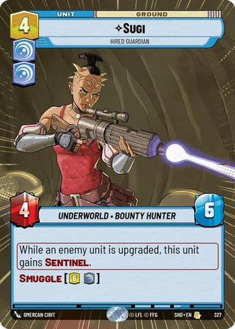 Sugi, Hired Guardian - Hyperspace - Foil (Shadows of the Galaxy)(SHD-327/522)(R)