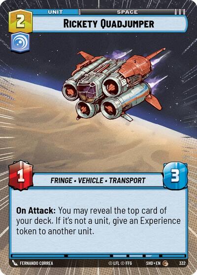 Rickety Quadjumper - Hyperspace (Shadows of the Galaxy)(SHD-332/522)(C)