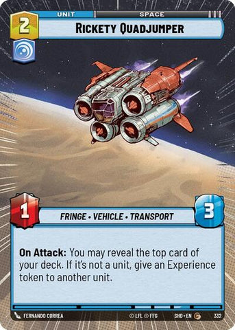 Rickety Quadjumper - Hyperspace (Shadows of the Galaxy)(SHD-332/522)(C)