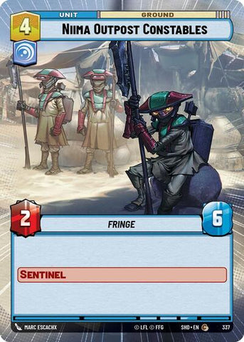 Niima Outpost Constables - Hyperspace (Shadows of the Galaxy)(SHD-337/522)(C)