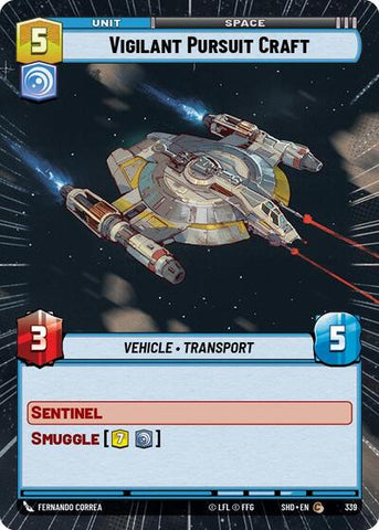 Vigilant Pursuit Craft - Hyperspace - Foil (Shadows of the Galaxy)(SHD-339/522)(C)