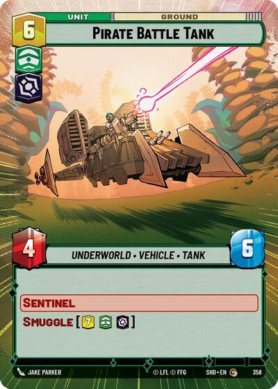 Pirate Battle Tank - Hyperspace - Foil (Shadows of the Galaxy)(SHD-358/522)(C)