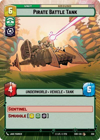 Pirate Battle Tank - Hyperspace - Foil (Shadows of the Galaxy)(SHD-358/522)(C)