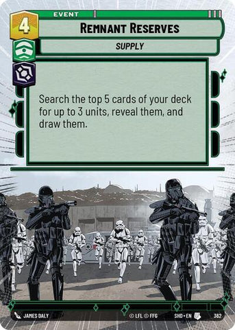 Remnant Reserves - Hyperspace - Foil (Shadows of the Galaxy)(SHD-362/522)(U)