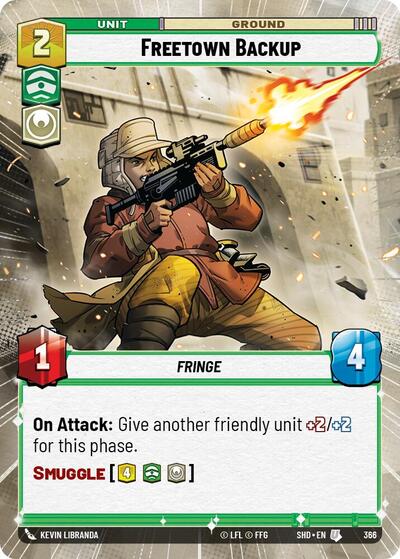 Freetown Backup - Hyperspace - Foil (Shadows of the Galaxy)(SHD-366/522)(U)
