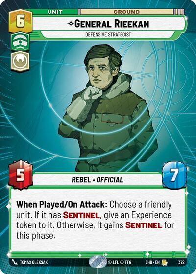 General Rieekan, Defensive Strategist - Hyperspace - Foil (Shadows of the Galaxy)(SHD-372/522)(R)