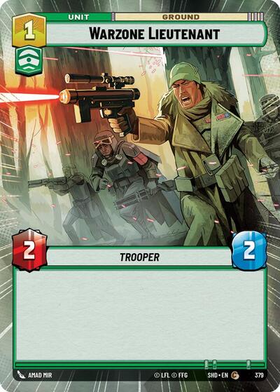 Warzone Lieutenant - Hyperspace - Foil (Shadows of the Galaxy)(SHD-379/522)(C)