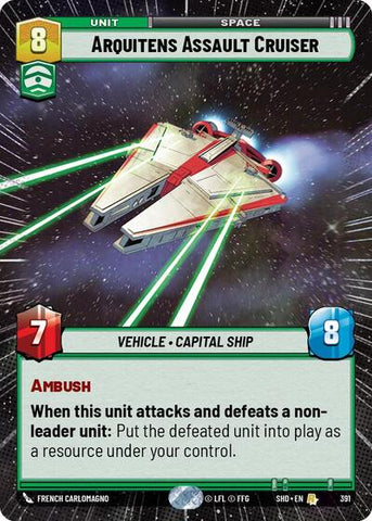 Arquitens Assault Cruiser - Hyperspace (Shadows of the Galaxy)(SHD-391/522)(R)