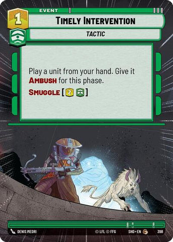 Timely Intervention - Hyperspace (Shadows of the Galaxy)(SHD-398/522)(C)