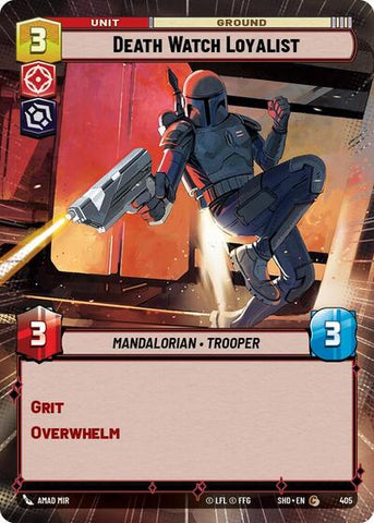 Death Watch Loyalist - Hyperspace - Foil (Shadows of the Galaxy)(SHD-405/522)(C)