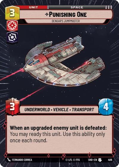 Punishing One, Dengar's Jumpmaster - Hyperspace - Foil (Shadows of the Galaxy)(SHD-406/522)(U)