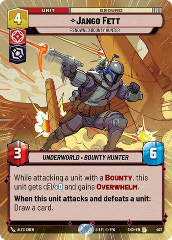 Jango Fett, Renowned Bounty Hunter - Hyperspace (Shadows of the Galaxy)(SHD-407/522)(R)