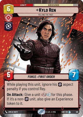 Kylo Ren, Killing the Past - Hyperspace (Shadows of the Galaxy)(SHD-410/522)(L)