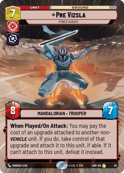 Pre Vizsla, Power Hungry - Hyperspace (Shadows of the Galaxy)(SHD-411/522)(R)
