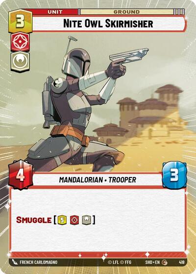 Nite Owl Skirmisher - Hyperspace - Foil (Shadows of the Galaxy)(SHD-418/522)(C)