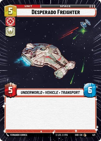 Desperado Freighter - Hyperspace - Foil (Shadows of the Galaxy)(SHD-421/522)(C)