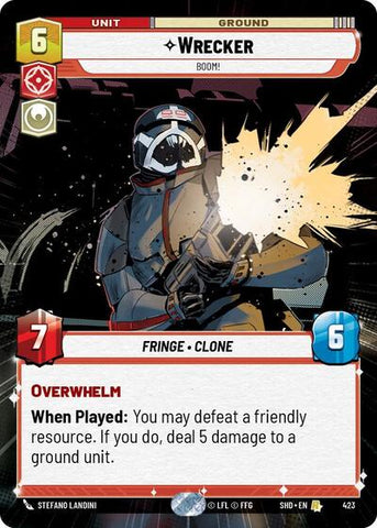Wrecker, BOOM! - Hyperspace - Foil (Shadows of the Galaxy)(SHD-423/522)(R)