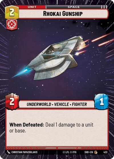 Rhokai Gunship - Hyperspace - Foil (Shadows of the Galaxy)(SHD-433/522)(C)