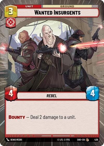 Wanted Insurgents - Hyperspace - Foil (Shadows of the Galaxy)(SHD-436/522)(C)