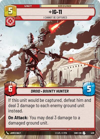 IG-11, I Cannot Be Captured - Hyperspace - Foil (Shadows of the Galaxy)(SHD-439/522)(U)