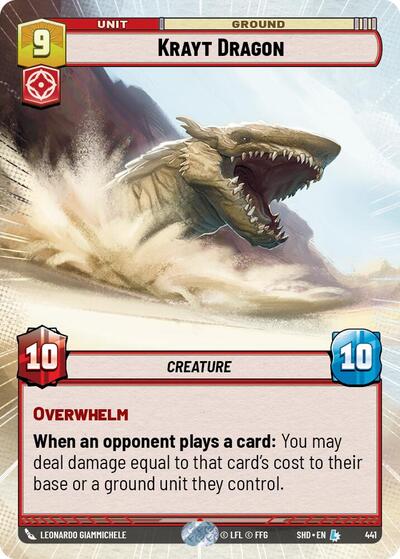 Krayt Dragon - Hyperspace - Foil (Shadows of the Galaxy)(SHD-441/522)(L)