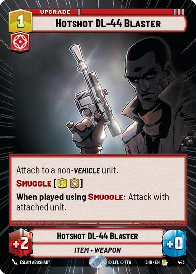 Hotshot DL-44 Blaster - Hyperspace (Shadows of the Galaxy)(SHD-443/522)(R)