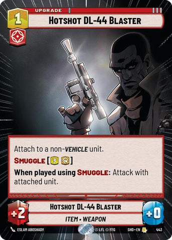 Hotshot DL-44 Blaster - Hyperspace (Shadows of the Galaxy)(SHD-443/522)(R)