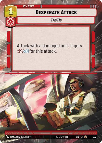Desperate Attack - Hyperspace (Shadows of the Galaxy)(SHD-448/522)(C)