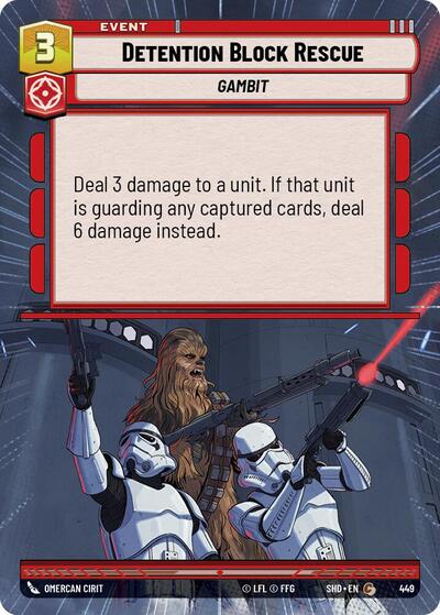 Detention Block Rescue - Hyperspace - Foil (Shadows of the Galaxy)(SHD-449/522)(C)