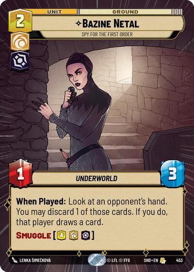 Bazine Netal, Spy for the First Order - Hyperspace (Shadows of the Galaxy)(SHD-453/522)(R)