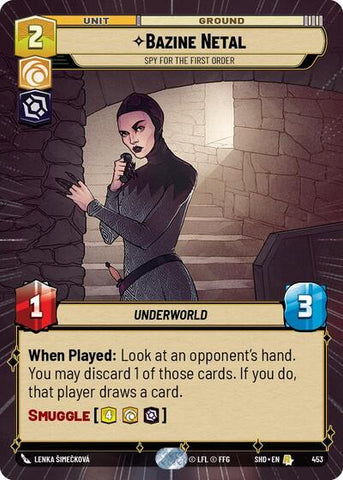 Bazine Netal, Spy for the First Order - Hyperspace - Foil (Shadows of the Galaxy)(SHD-453/522)(R)