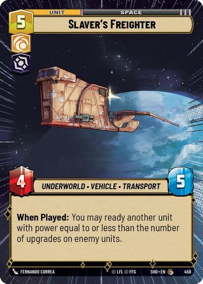 Slaver's Freighter - Hyperspace (Shadows of the Galaxy)(SHD-458/522)(C)